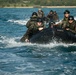 JWX 22 | CLB-4 Marines conduct amphibious resupply with Combat Rubber Raiding Craft