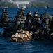 JWX 22 | CLB-4 Marines conduct amphibious resupply with Combat Rubber Raiding Craft