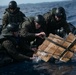 JWX 22 | CLB-4 Marines conduct amphibious resupply with Combat Rubber Raiding Craft