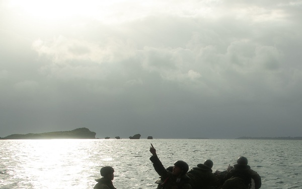 JWX 22 | CLB-4 Marines conduct amphibious resupply with Combat Rubber Raiding Craft