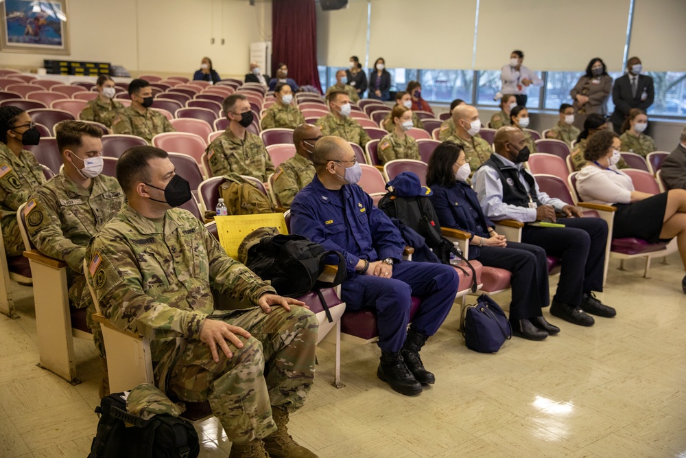 NYC Health + Hospitals/Coney Island Hosts Ceremony for Military Medical Team Personnel