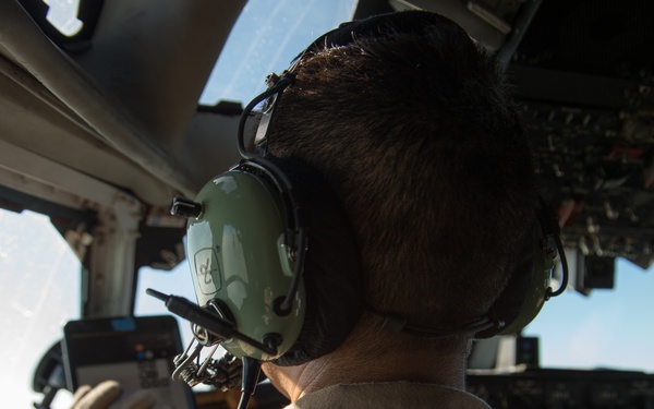 E-3 Sentry pilot in flight