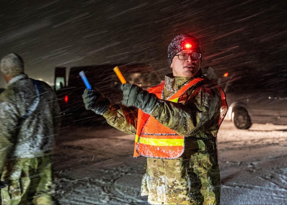 Vipers execute cold weather convoy
