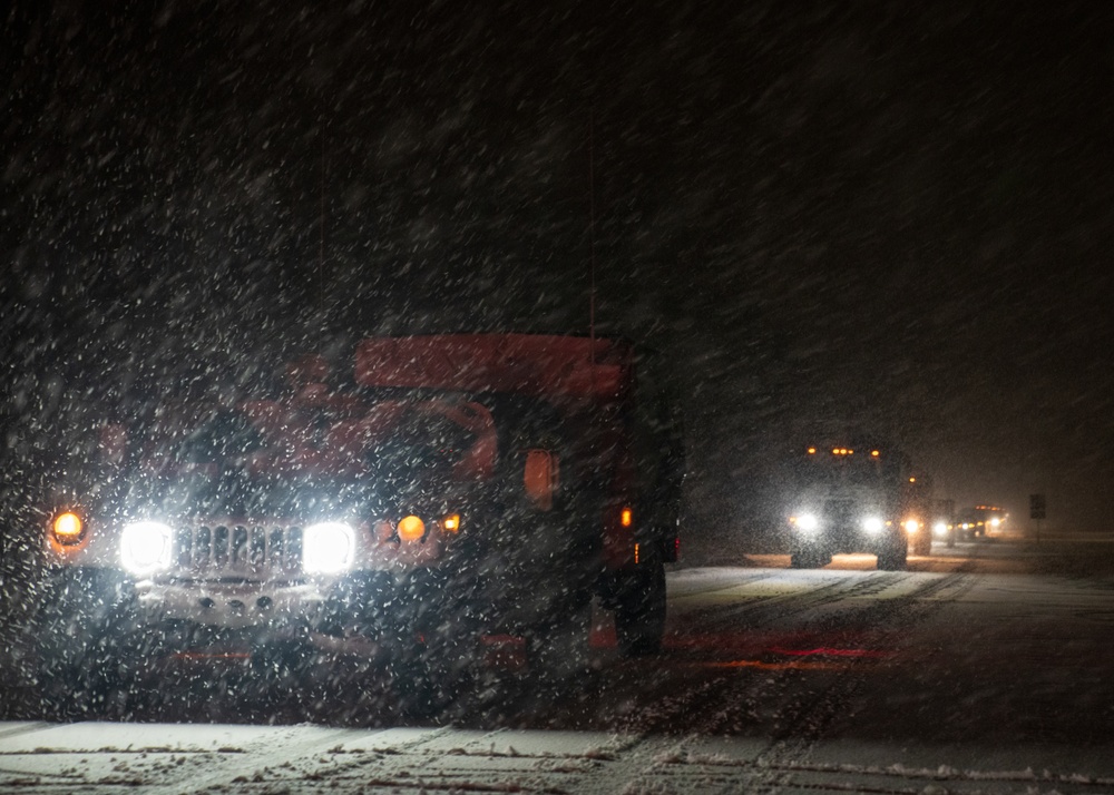 Vipers execute cold weather convoy
