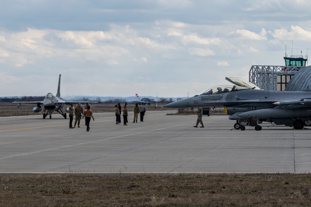 480th EFS arrives in Romania