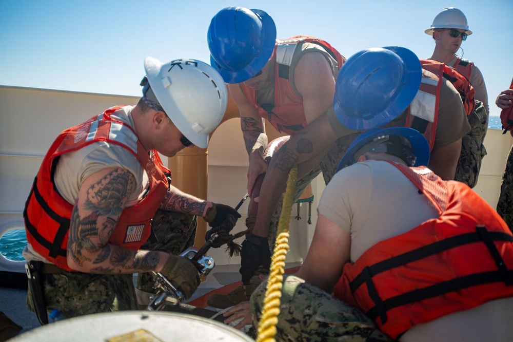 USCGC Robert Goldman Conducts Refueling Operations During IMX/CE 2022