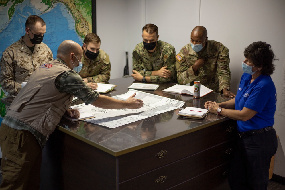 TF 51/5 conducts humanitarian assistance table top exercise with 10th Mountain Division, TG 56.4, and USAID