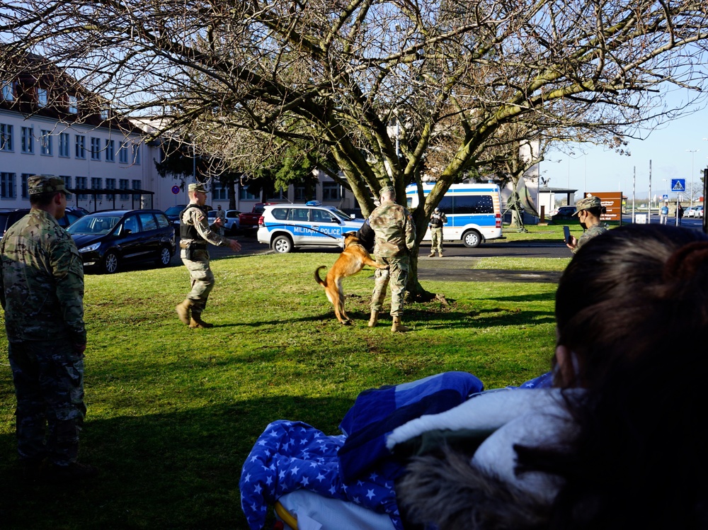 U.S. Army Garrison Wiesbaden makes day special for ill teenager