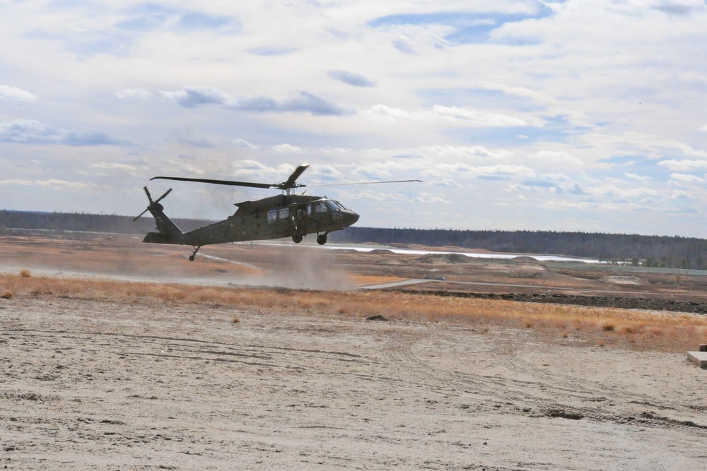 Fort Dix – 1st BN / 114th INF Regiment NJARNG - Air Recon / Landing Exercise