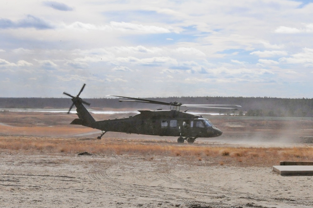 Fort Dix – 1st BN / 114th INF Regiment NJARNG - Air Recon / Landing Exercise