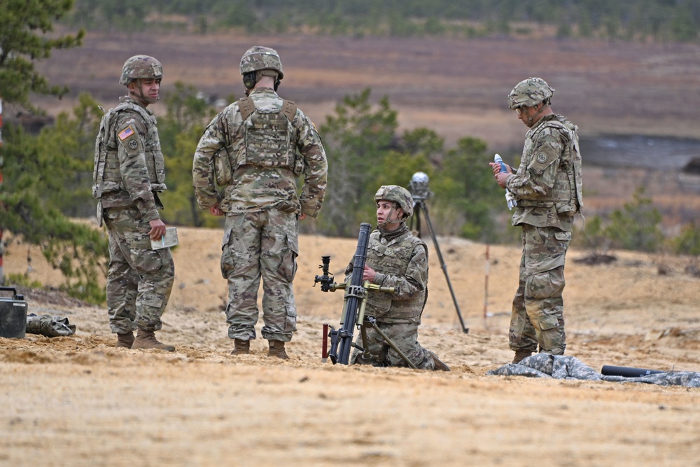 Fort Dix –  HHC 1st BN / 69th Infantry NYARNG - 60MM Mortar Live Fire