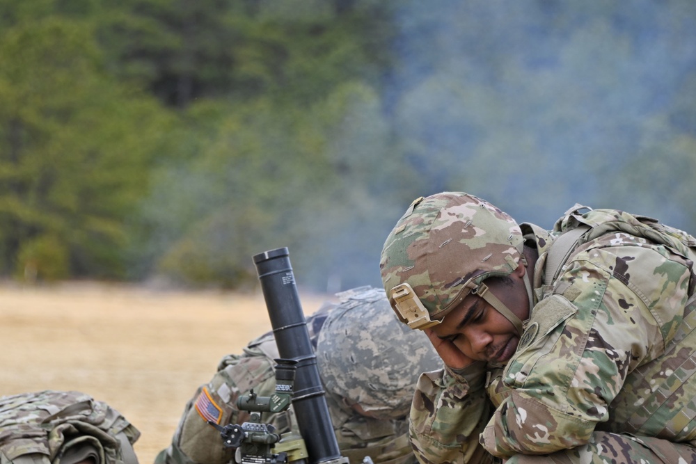 Fort Dix –  HHC 1st BN / 69th Infantry NYARNG - 60MM Mortar Live Fire