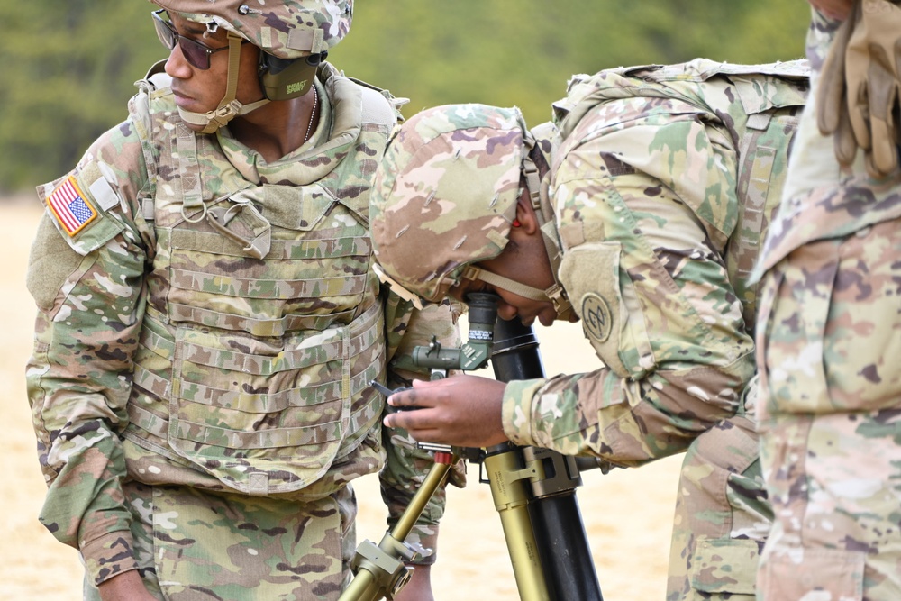 Fort Dix –  HHC 1st BN / 69th Infantry NYARNG - 60MM Mortar Live Fire