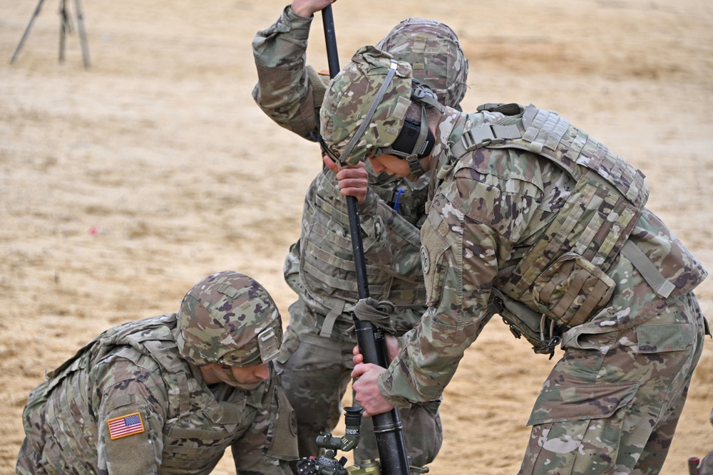 Fort Dix –  HHC 1st BN / 69th Infantry NYARNG - 60MM Mortar Live Fire