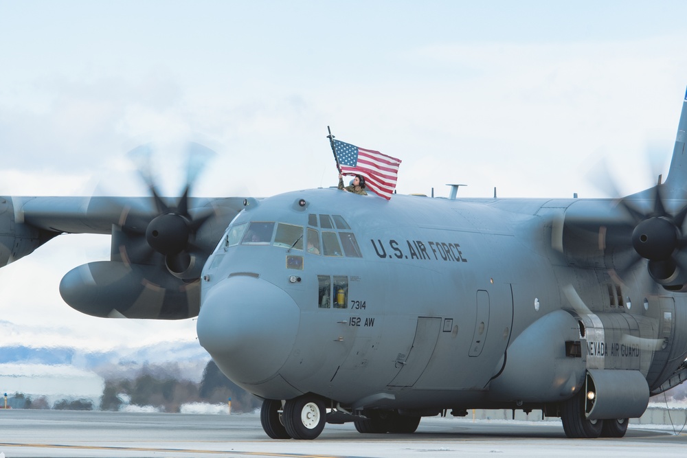 Nevada Air Guard Airmen return home from AFRICOM deployment