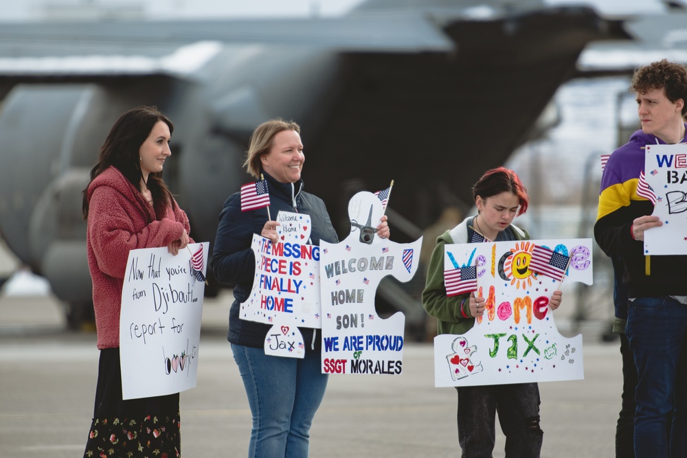 Nevada Air Guard Airmen return home from AFRICOM deployment