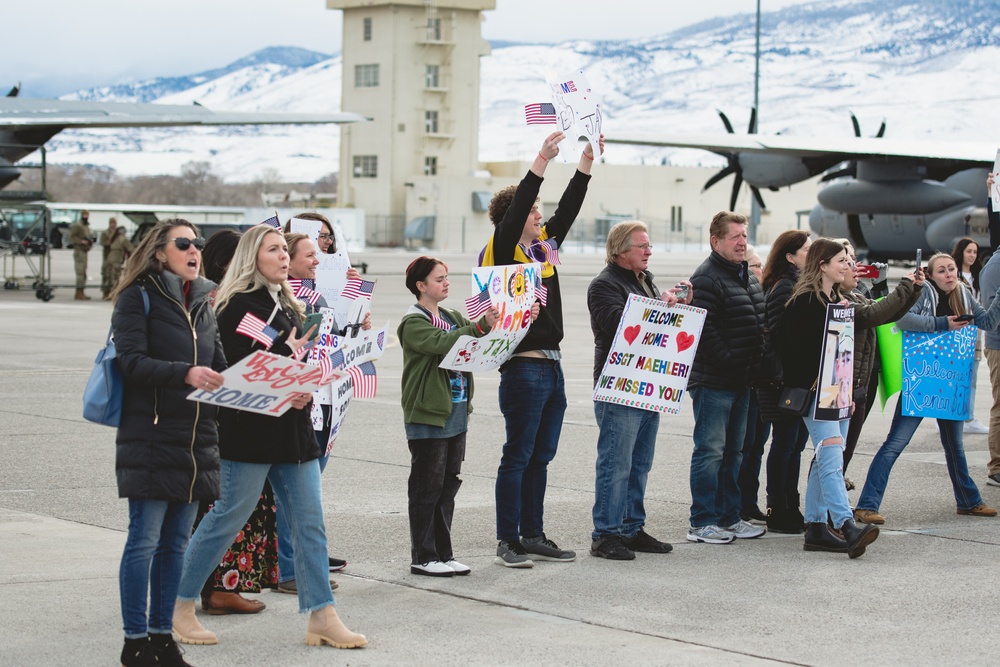 Nevada Air Guard Airmen return home from AFRICOM deployment