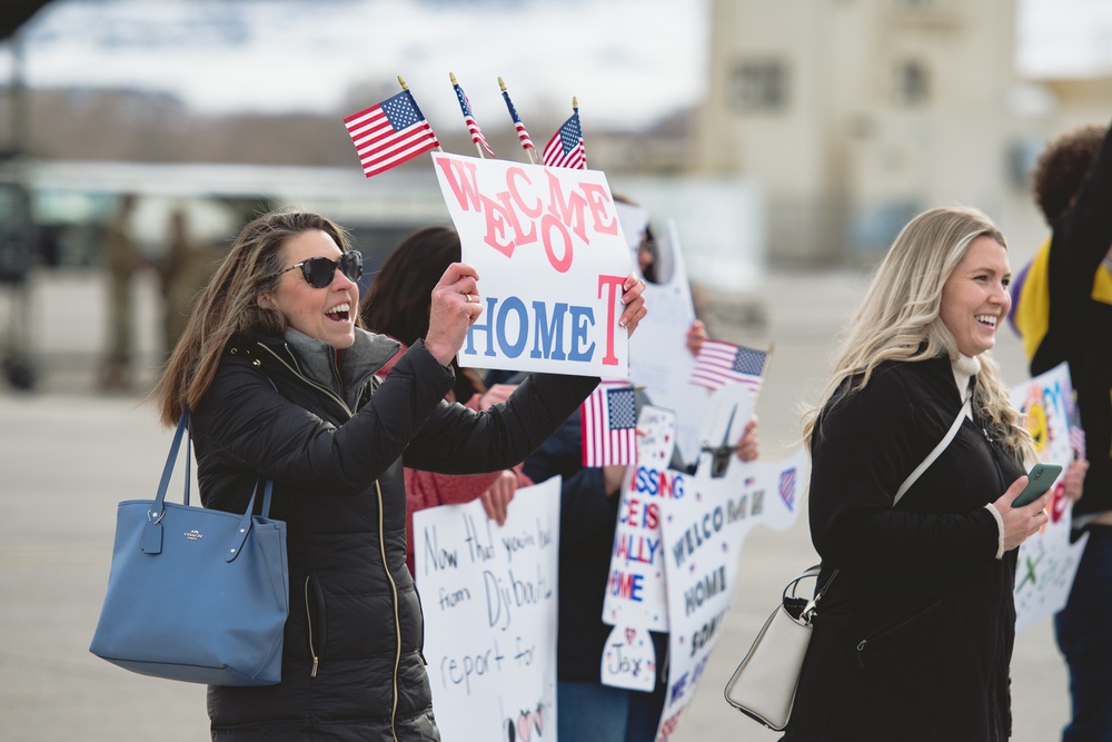 Nevada Air Guard Airmen return home from AFRICOM deployment