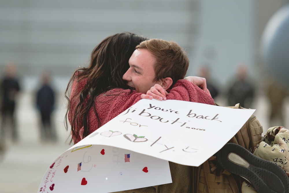 Nevada Air Guard Airmen return home from AFRICOM deployment