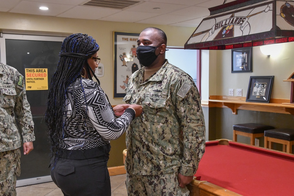 Engineman Senior Chief Petty Officer Dirke D. Harper Frocking