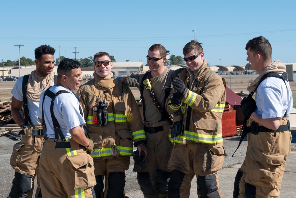 DVIDS - Images - SJAFB Firefighter Airmen conduct live-fire exercise ...