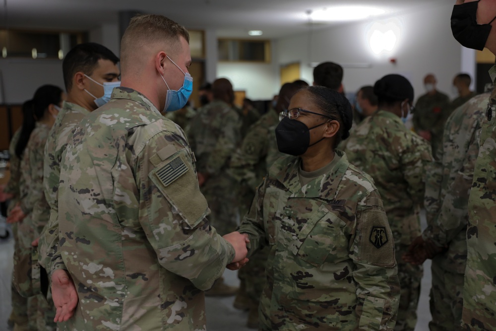 21st Theater Sustainment Command Soldiers return from 9 month deployment