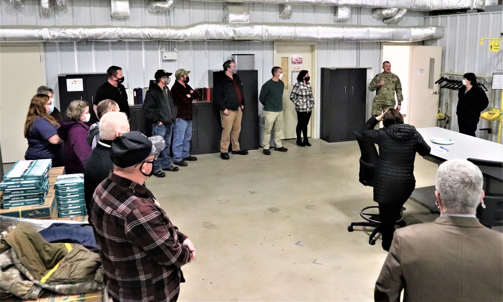 Fort McCoy Garrison leaders thank Logistics Readiness Center team for OAW support