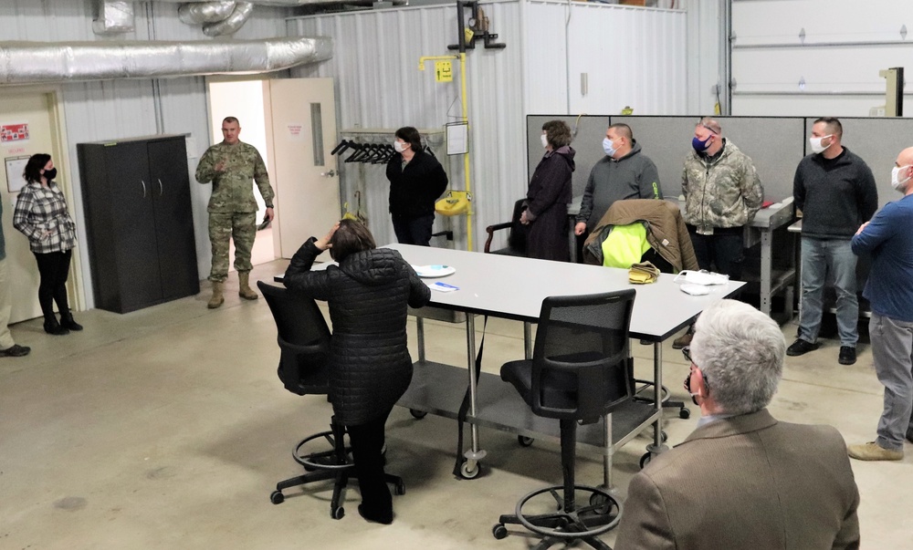 Fort McCoy Garrison leaders thank Logistics Readiness Center team for OAW support