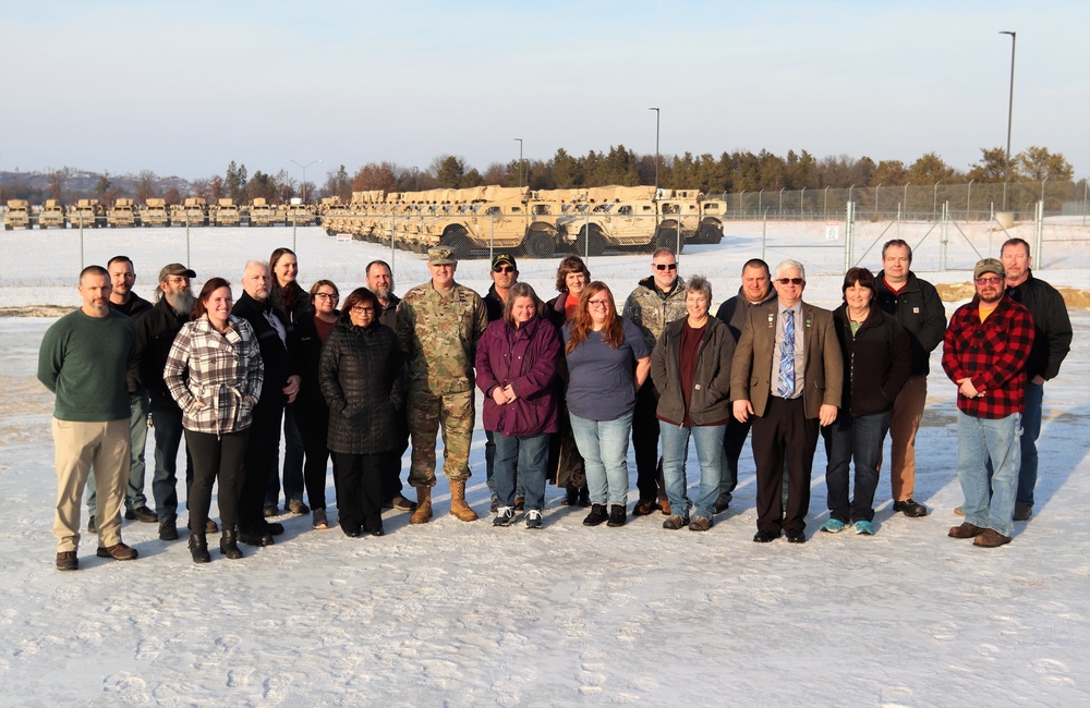 Fort McCoy Garrison leaders thank Logistics Readiness Center team for OAW support