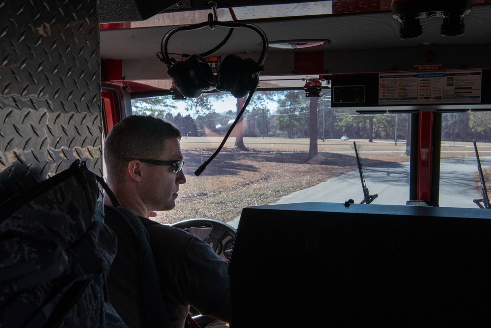 SJAFB Firefighter Airmen perform live-fire exercise