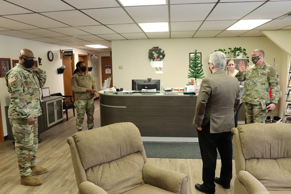 Fort McCoy Garrison leaders thank Religious Support Office team for OAW support