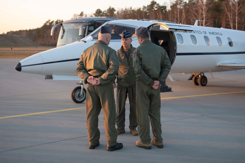 USAFE Commander meets with Polish Air Force Senior Leaders