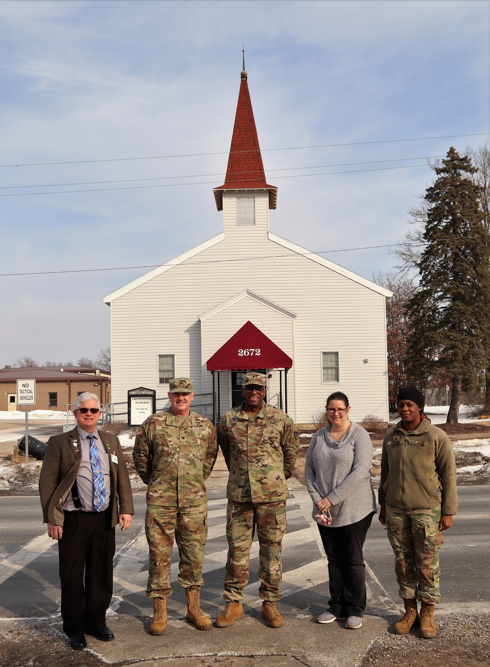 Fort McCoy Garrison leaders thank Religious Support Office team for OAW support