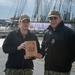 Boatswain’s Mate 2nd Class Jason Santamaria is awarded Sailor of the Quarter