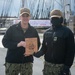 Aviation Structural Mechanic 3rd Class Chantol Kelly is awarded Junior Sailor of the Quarter
