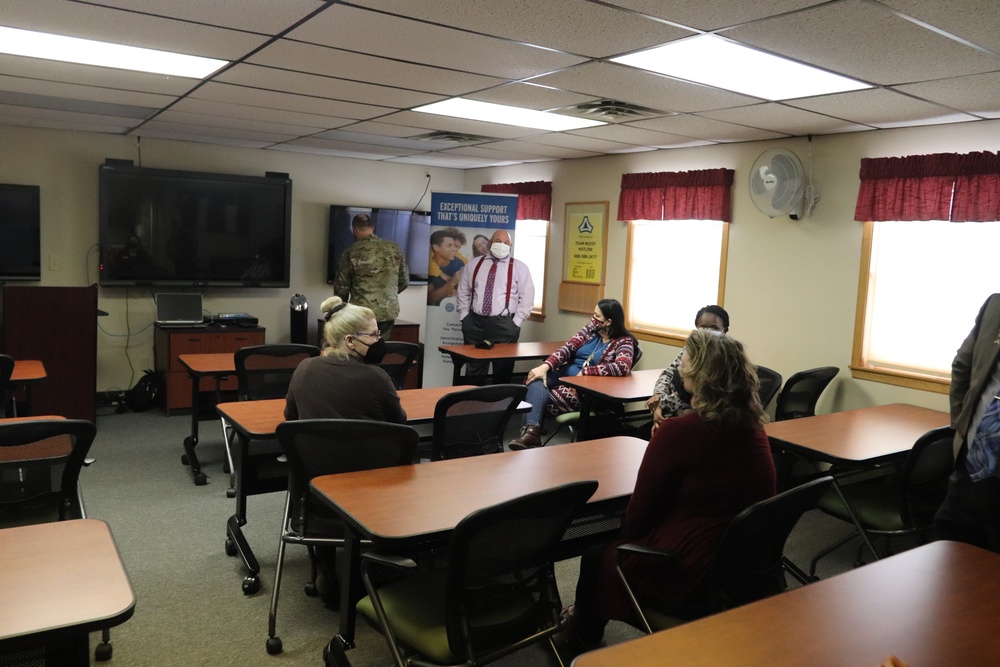 Fort McCoy Garrison leaders thank Army Community Service Office team for OAW support