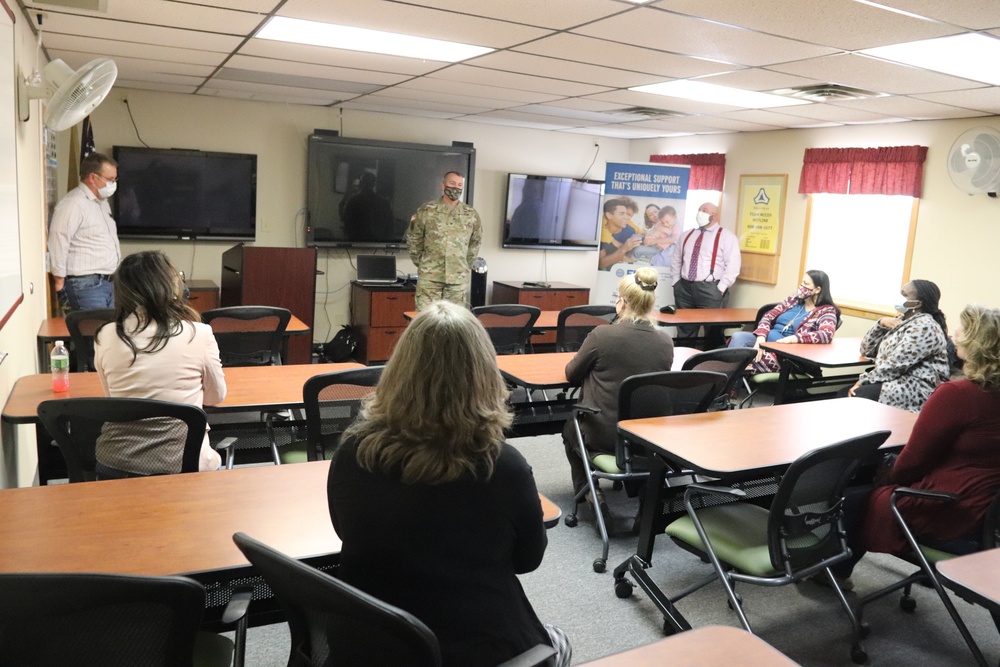 Fort McCoy Garrison leaders thank Army Community Service Office team for OAW support