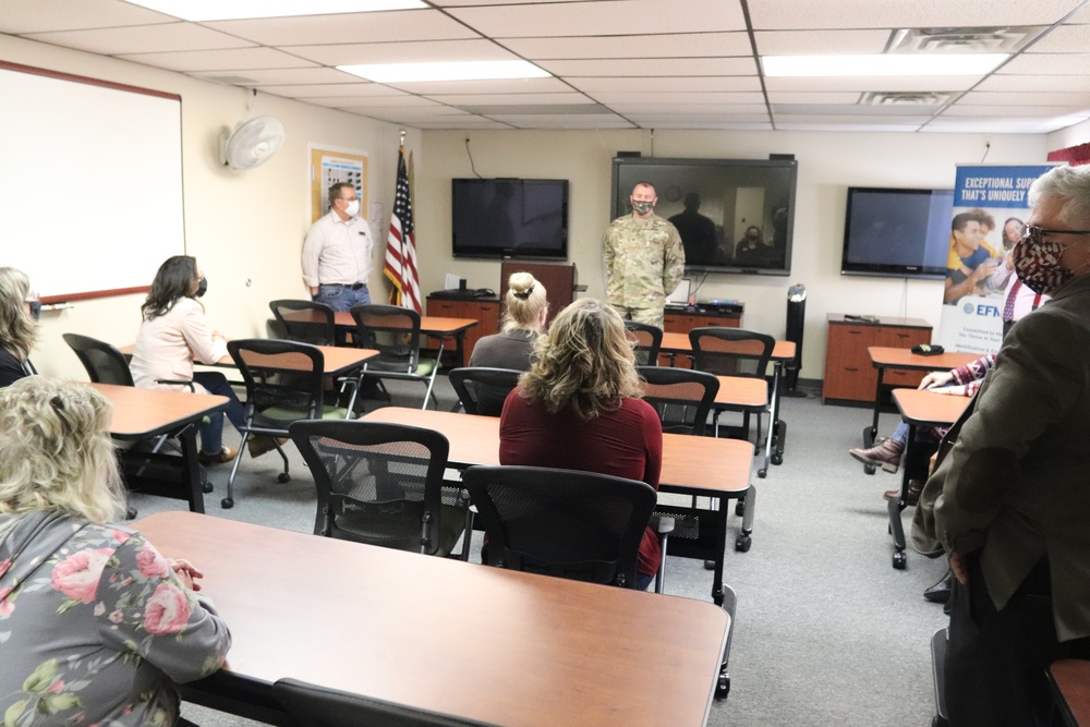 Fort McCoy Garrison leaders thank Army Community Service Office team for OAW support