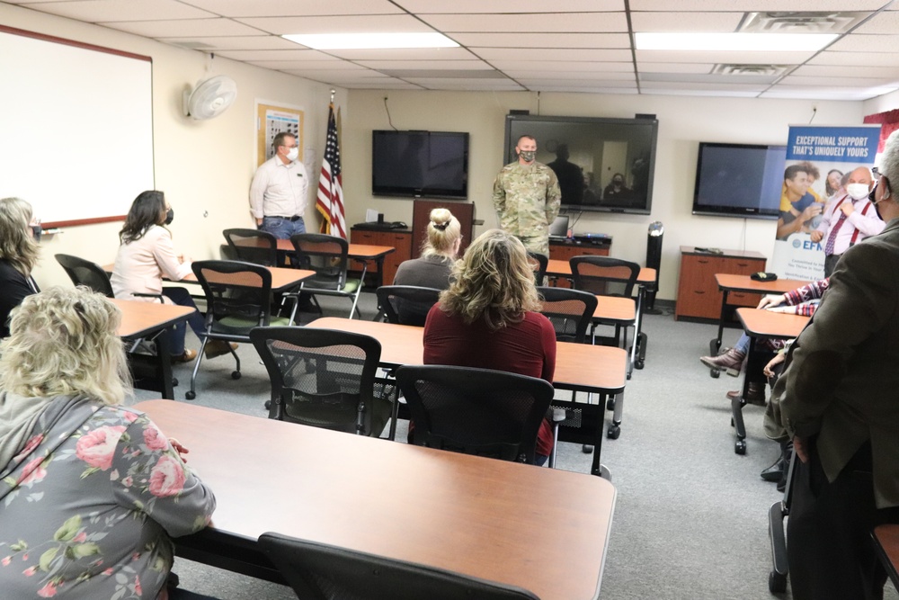 Fort McCoy Garrison leaders thank Army Community Service Office team for OAW support