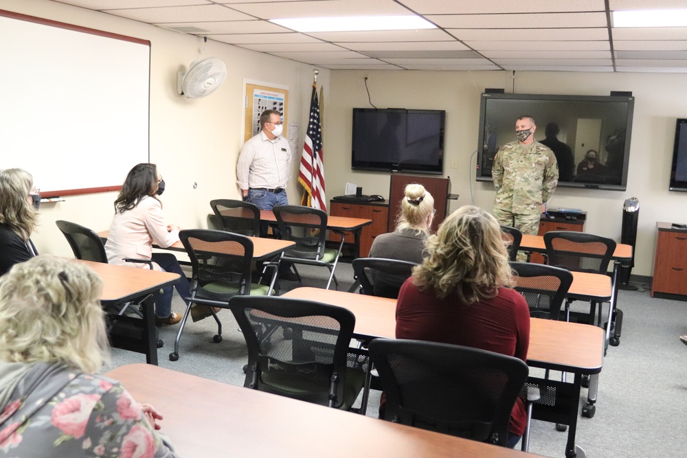 Fort McCoy Garrison leaders thank Army Community Service Office team for OAW support