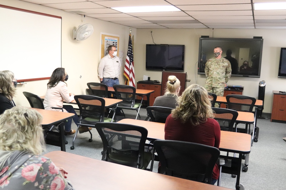 Fort McCoy Garrison leaders thank Army Community Service Office team for OAW support