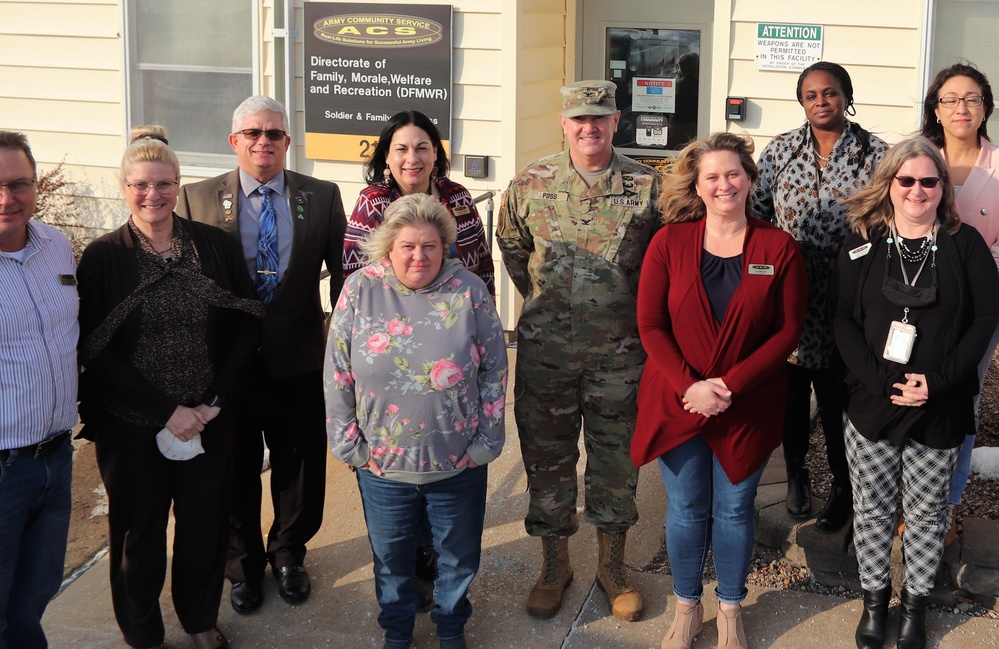 Fort McCoy Garrison leaders thank Army Community Service Office team for OAW support