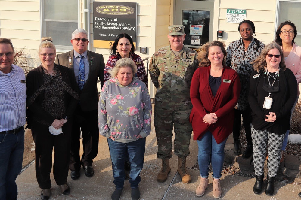 Fort McCoy Garrison leaders thank Army Community Service Office team for OAW support