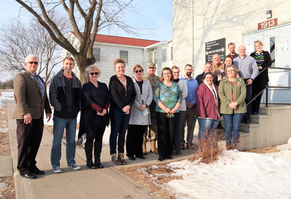 Fort McCoy Garrison leaders thank Resource Management Office team for OAW support