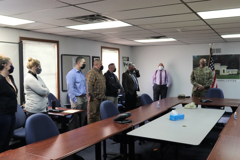 Fort McCoy Garrison leaders thank Resource Management Office team for OAW support