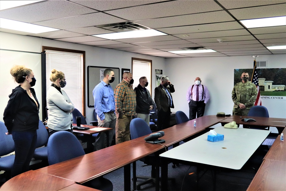 Fort McCoy Garrison leaders thank Resource Management Office team for OAW support