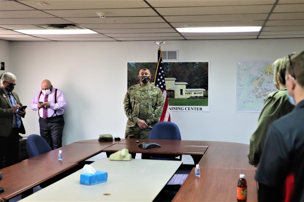 Fort McCoy Garrison leaders thank Resource Management Office team for OAW support