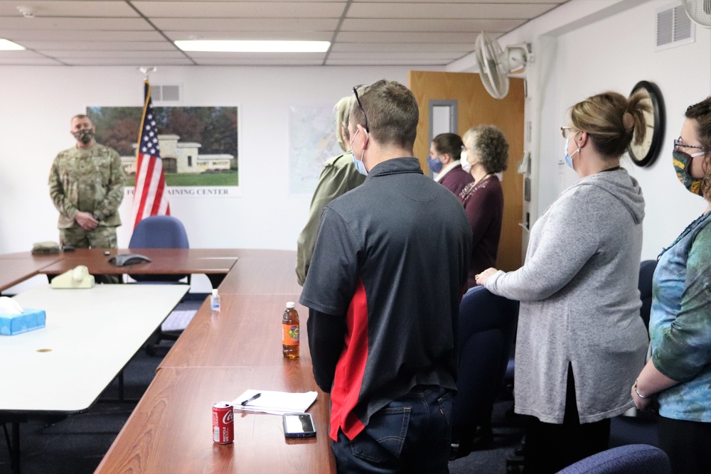 Fort McCoy Garrison leaders thank Resource Management Office team for OAW support