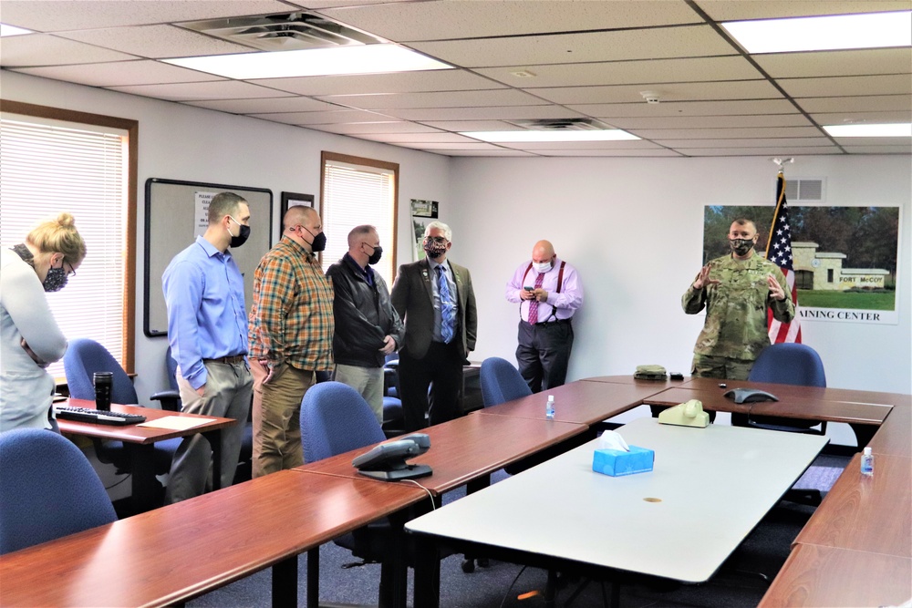 Fort McCoy Garrison leaders thank Resource Management Office team for OAW support