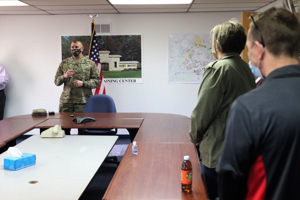 Fort McCoy Garrison leaders thank Resource Management Office team for OAW support